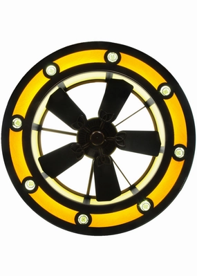 Smythe Craftsman LED Chandel-Air quiet small fans for desk or nightstand