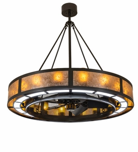 Smythe Craftsman LED Chandel-Air sleek design electric fans for modern homes