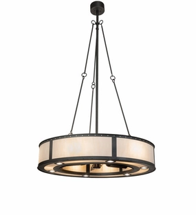 Smythe Craftsman LED Chandel-Air large electric fans for spacious rooms
