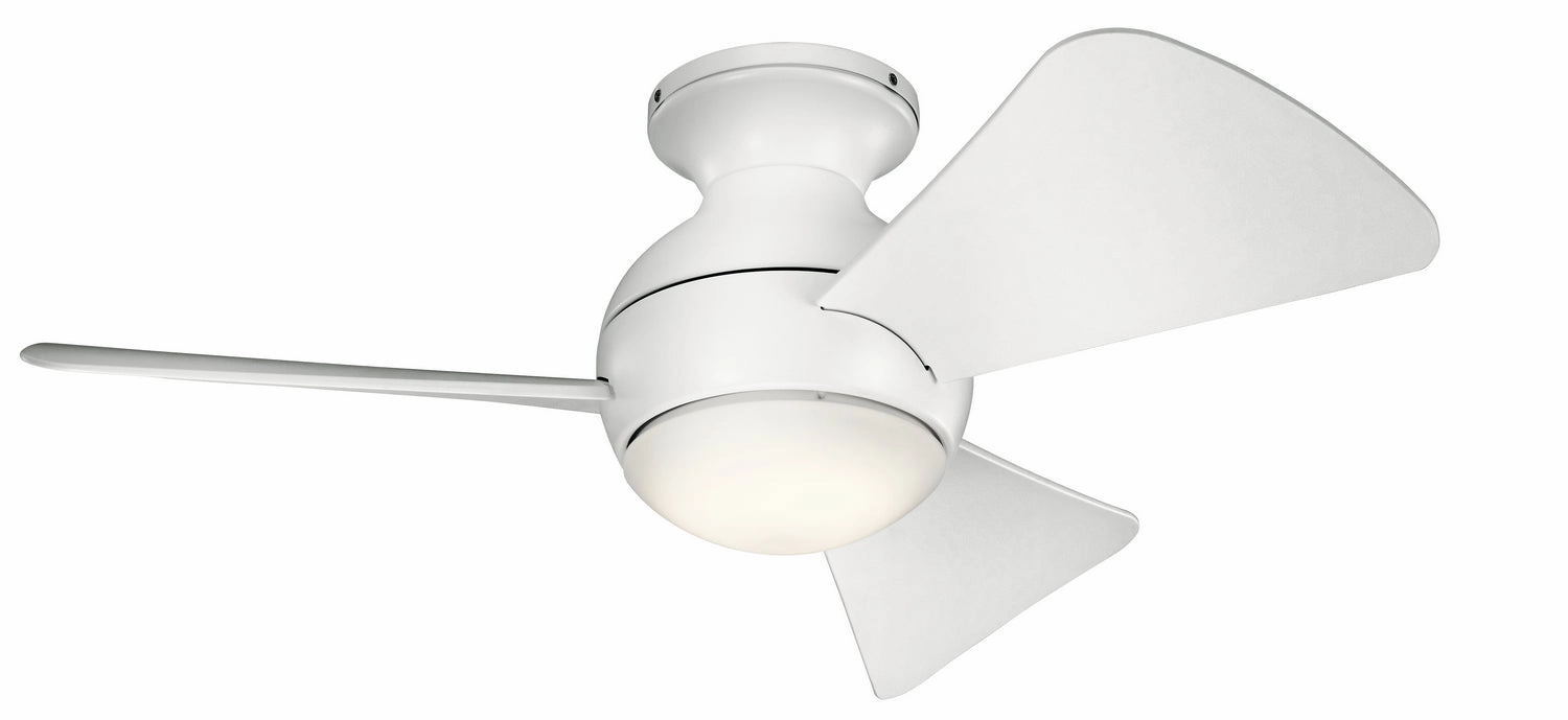 Sola 34"Ceiling Fan Matte White