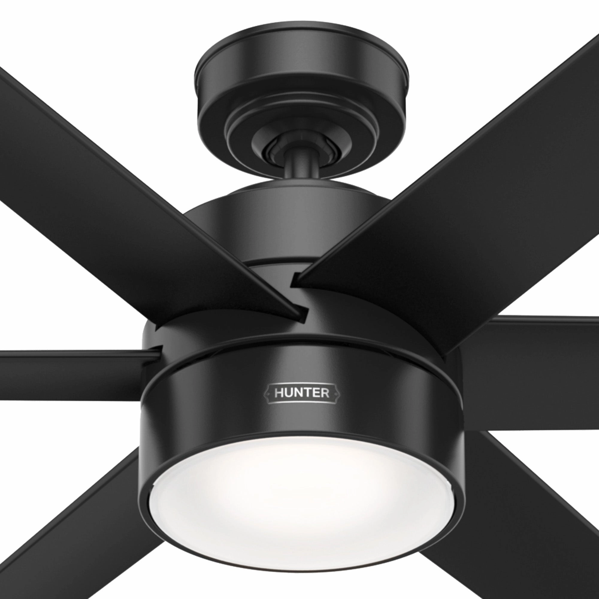 Solaria 72"Ceiling Fan Matte Black