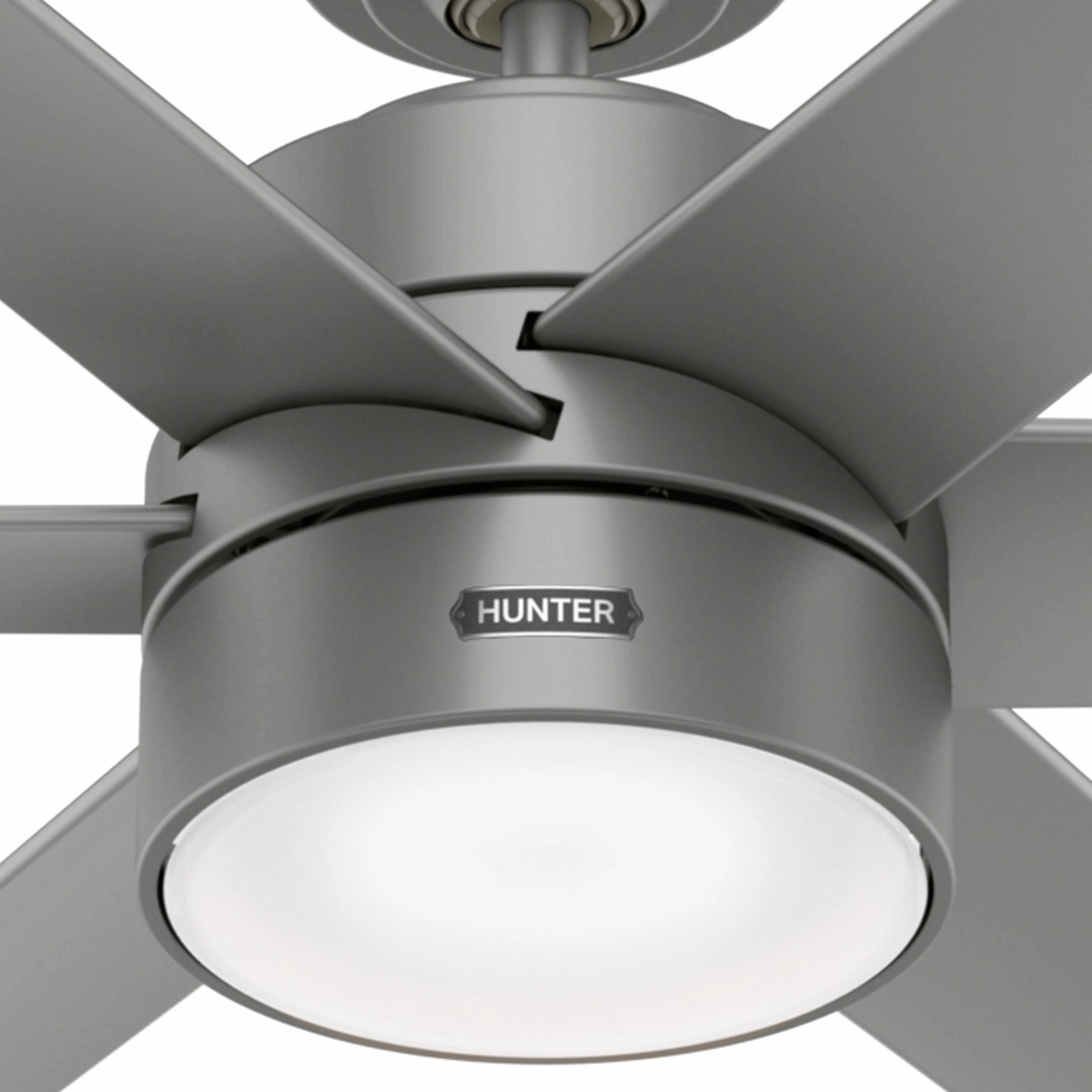 Solaria 72"Ceiling Fan Matte Silver