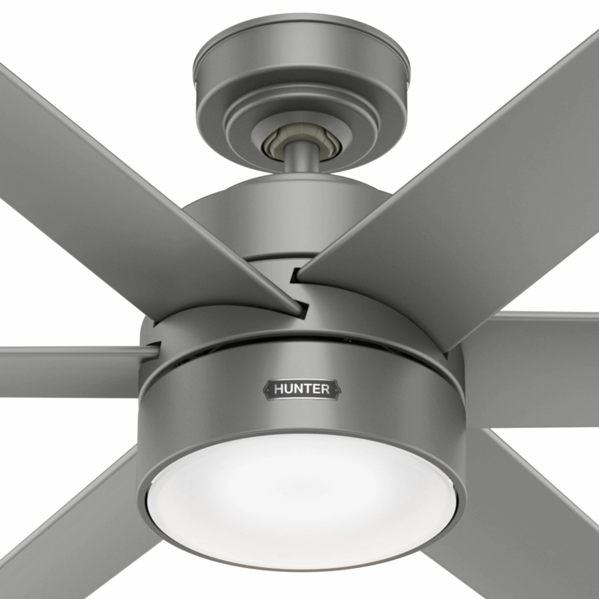 Solaria 72"Ceiling Fan Matte Silver