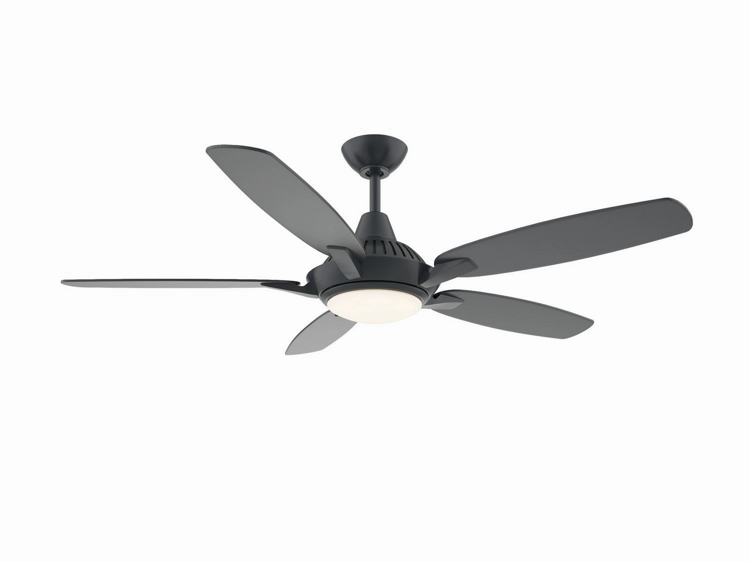 Solero 52"Ceiling Fan Matte Black quiet electric fans for home use