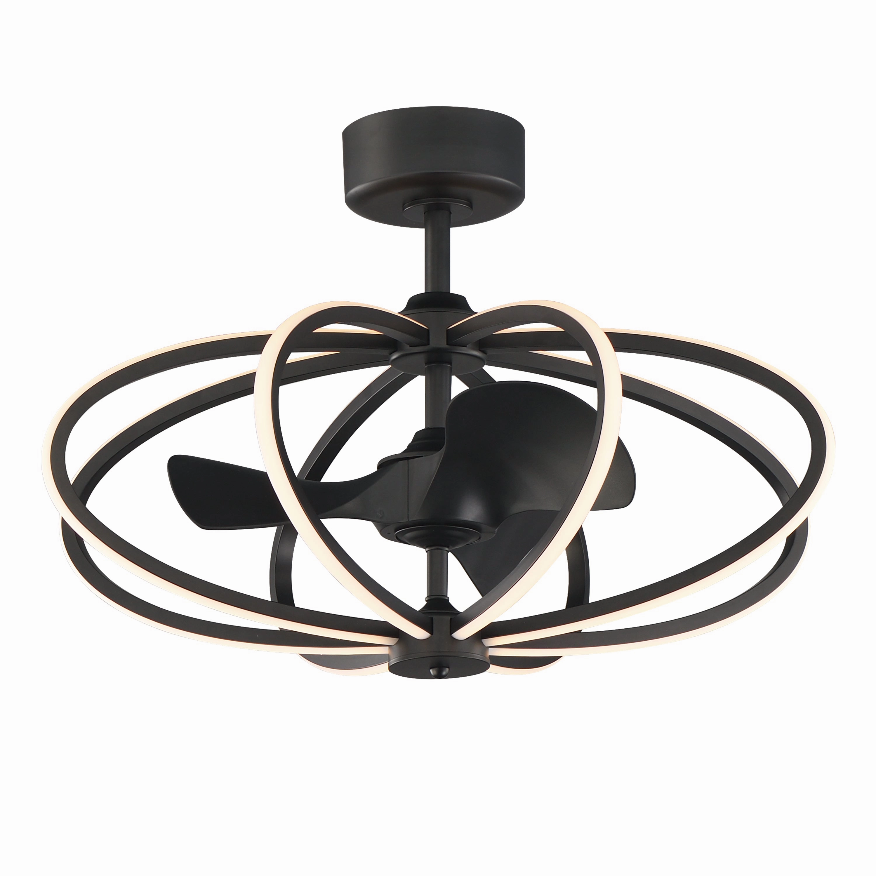 Solstice LED Fandelight Black best small fans for home and travel