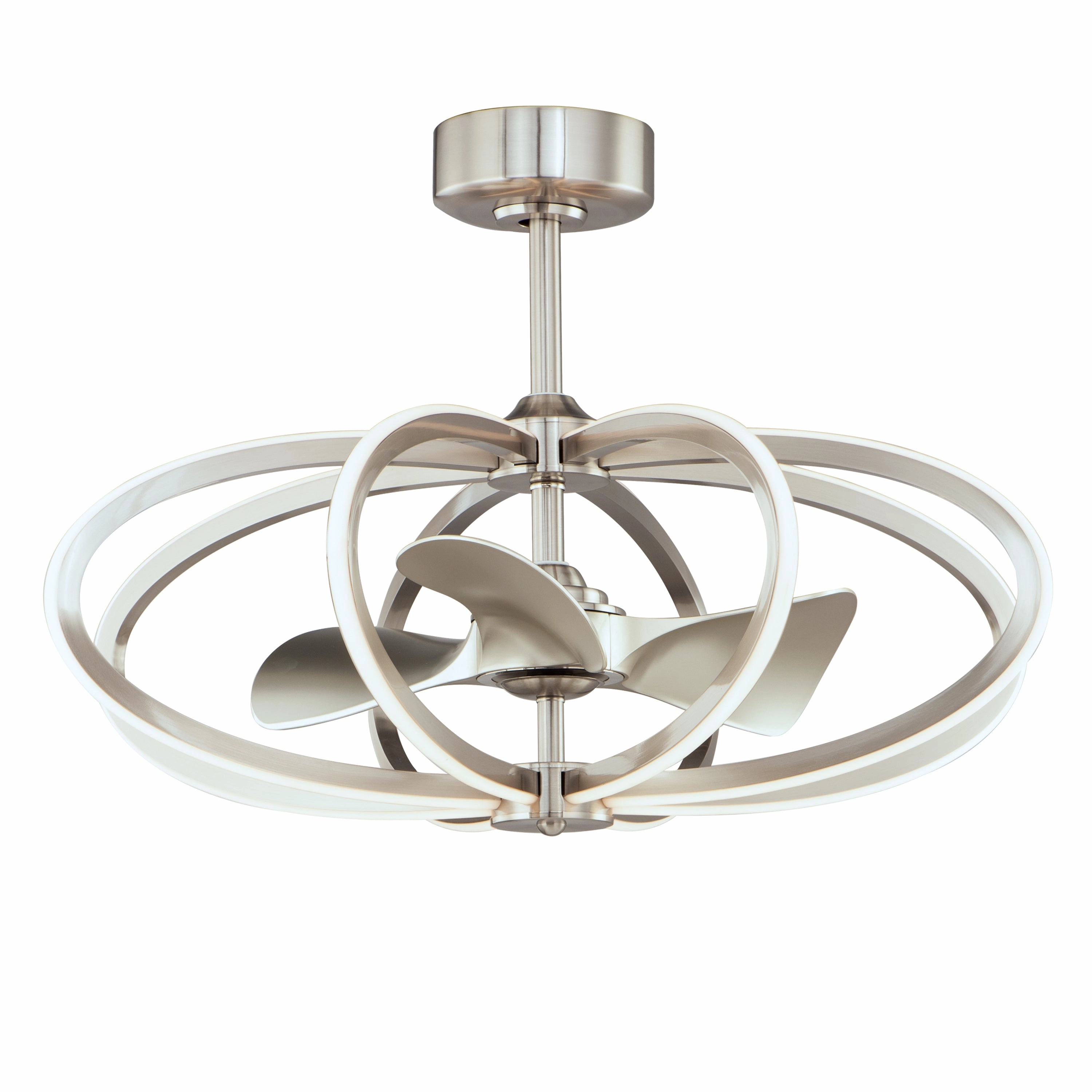 Solstice LED Fandelight Satin Nickel best small fans for home and travel