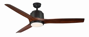 Sora 56"Ceiling Fan Textured Brown affordable medium fans for summer