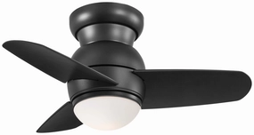 Spacesaver Led 26"Ceiling Fan Coal modern electric fans for minimalist decor