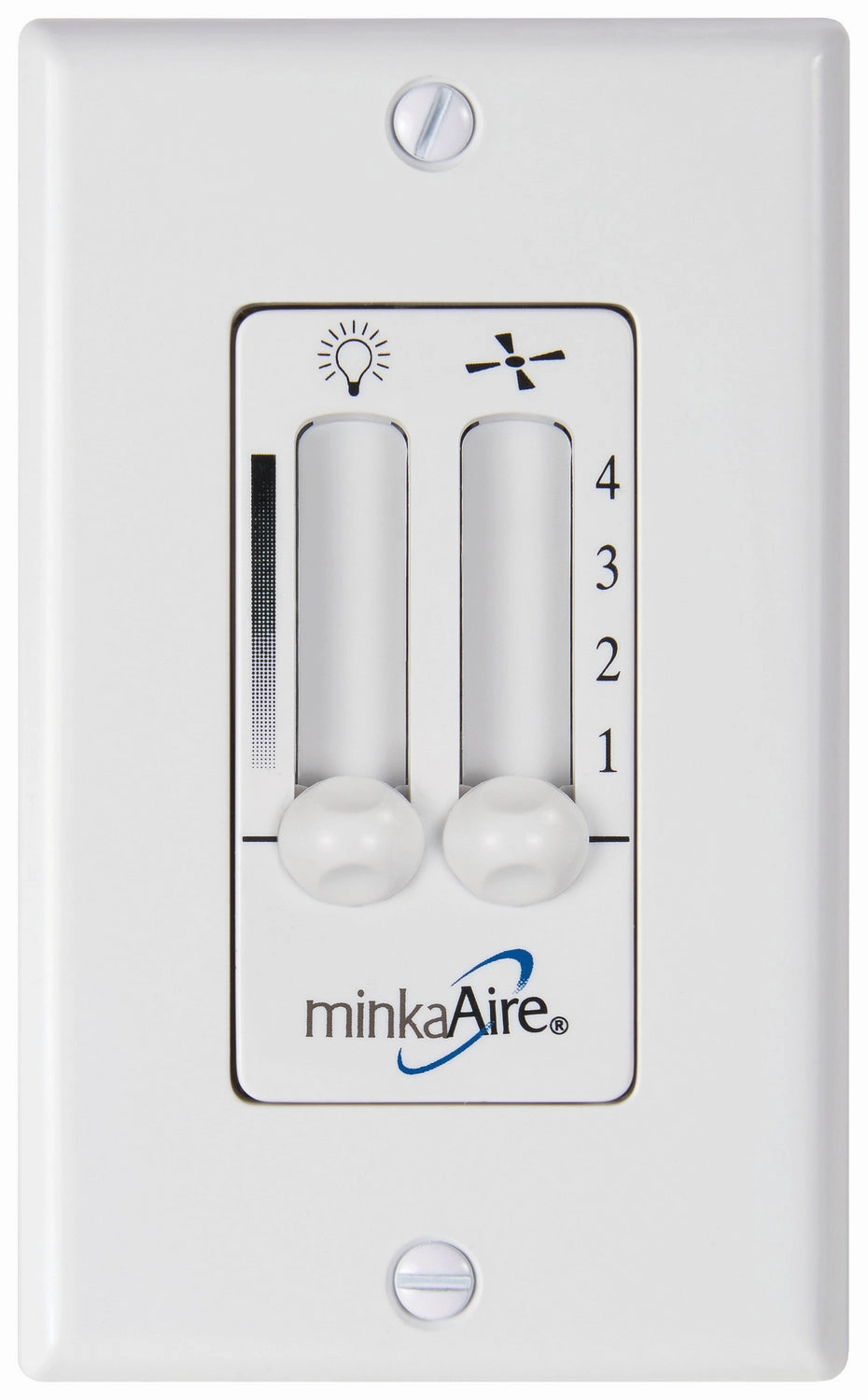 Spacesaver Wall Control White high-speed electric fans for better airflow