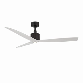 Spinster 60"Ceiling Fan Matte Black/Matte White outdoor exterior fans for patio cooling