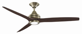 Spitfire Motor Brushed Satin oscillating electric fans for full room circulation