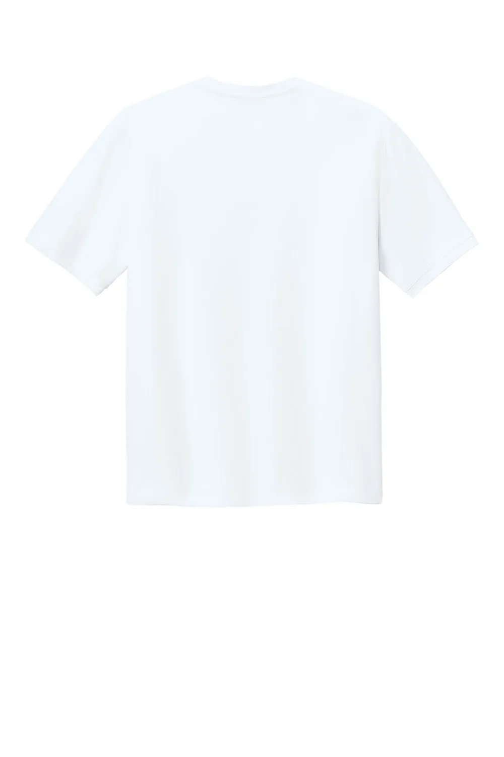 Sport-Tek Mens Club Moisture Wicking Short Sleeve Crewneck T-Shirt - White/White Clothing Sport-Tek