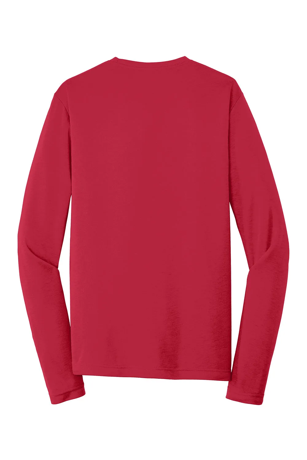 Sport-Tek Mens Competitor Moisture Wicking Long Sleeve Crewneck T-Shirt - Deep Red Clothing Sport-Tek