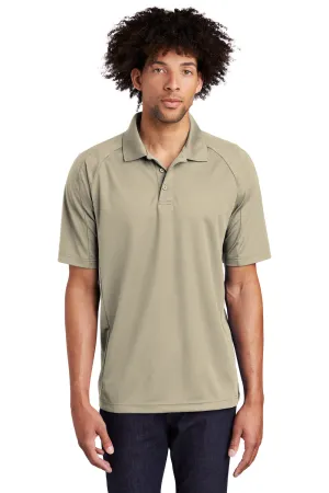 Sport-Tek Mens Dri-Mesh Moisture Wicking Short Sleeve Polo Shirt - Sandstone Clothing Sport-Tek