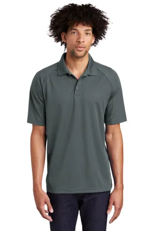 Sport-Tek Mens Dri-Mesh Moisture Wicking Short Sleeve Polo Shirt - Steel Grey Clothing Sport-Tek