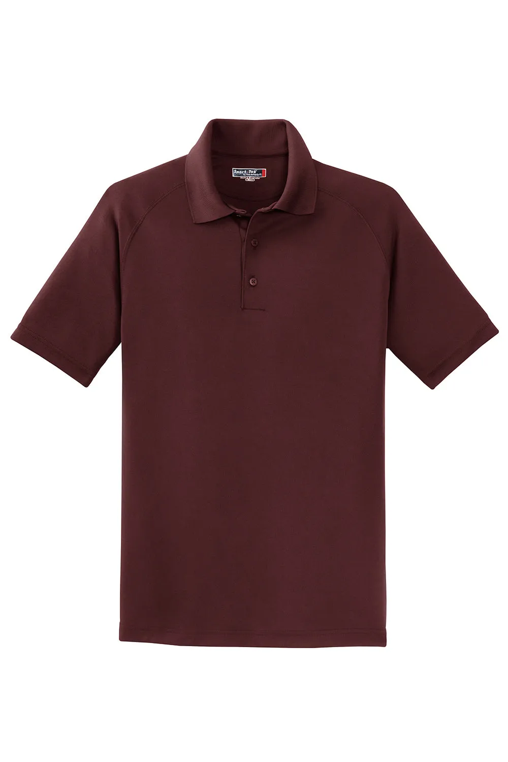 Sport-Tek Mens Dry Zone Moisture Wicking Short Sleeve Polo Shirt - Maroon Clothing Sport-Tek