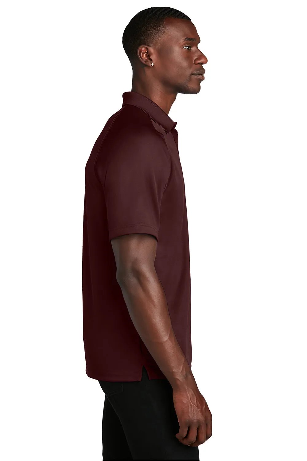 Sport-Tek Mens Dry Zone Moisture Wicking Short Sleeve Polo Shirt - Maroon Clothing Sport-Tek