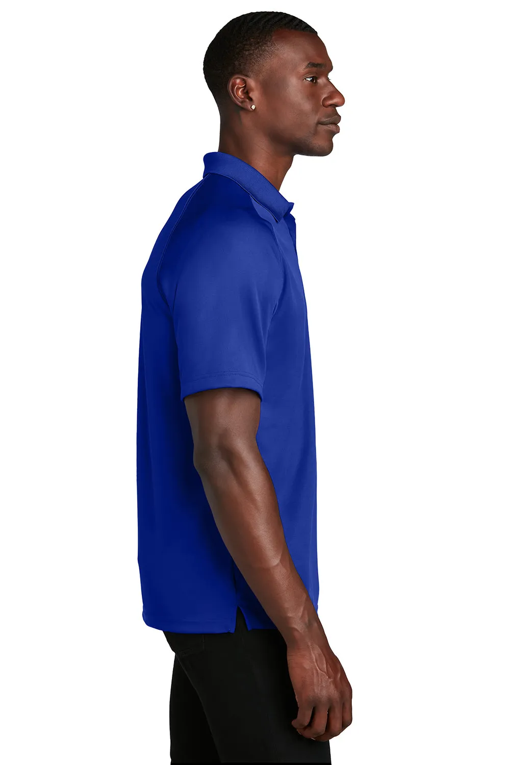Sport-Tek Mens Dry Zone Moisture Wicking Short Sleeve Polo Shirt - True Royal Blue Clothing Sport-Tek