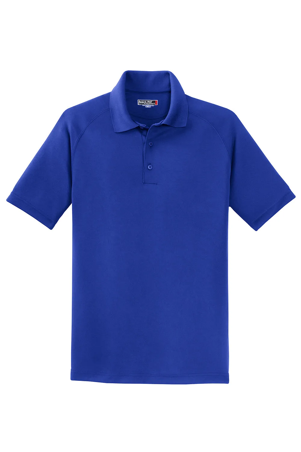 Sport-Tek Mens Dry Zone Moisture Wicking Short Sleeve Polo Shirt - True Royal Blue Clothing Sport-Tek