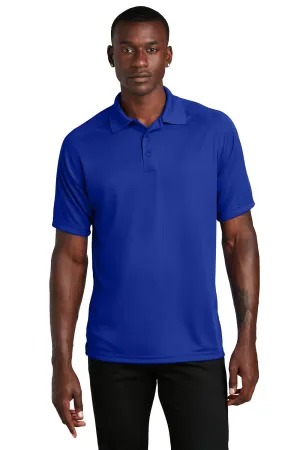 Sport-Tek Mens Dry Zone Moisture Wicking Short Sleeve Polo Shirt - True Royal Blue Clothing Sport-Tek