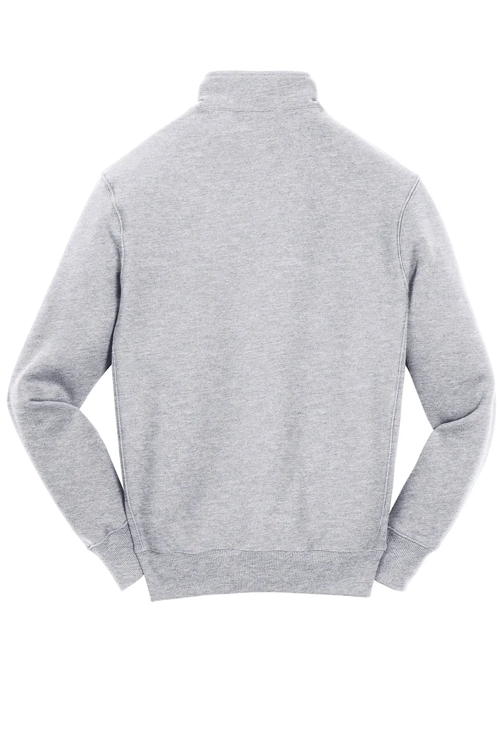 Sport-Tek Mens Fleece 1/4 Zip Sweatshirt - Heather Grey Clothing Sport-Tek