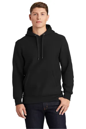 Sport-Tek Mens Fleece Hooded Sweatshirt Hoodie w/ Pouch Pocket - Black Clothing Sport-Tek