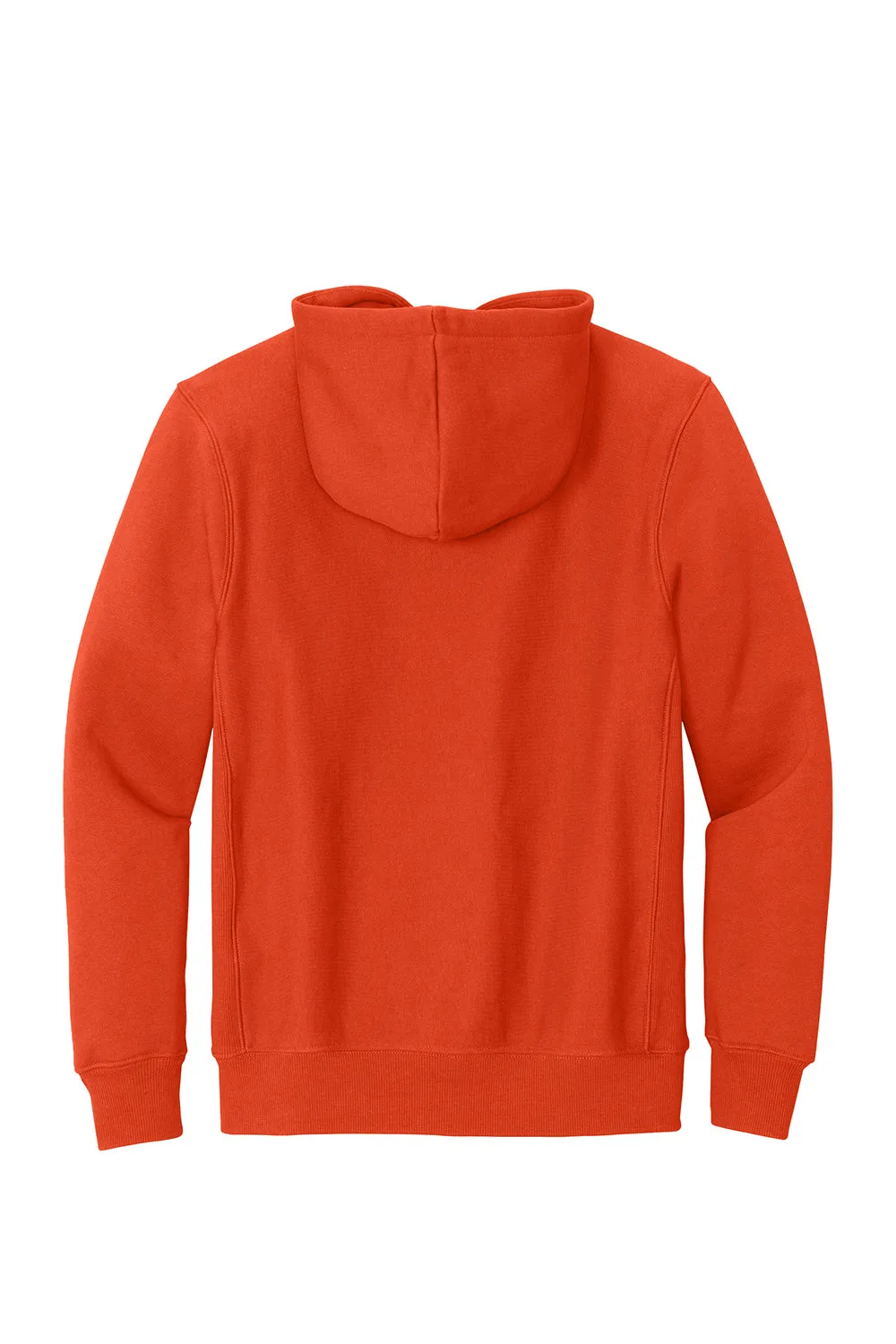 Sport-Tek Mens Fleece Hooded Sweatshirt Hoodie w/ Pouch Pocket - Orange Clothing Sport-Tek