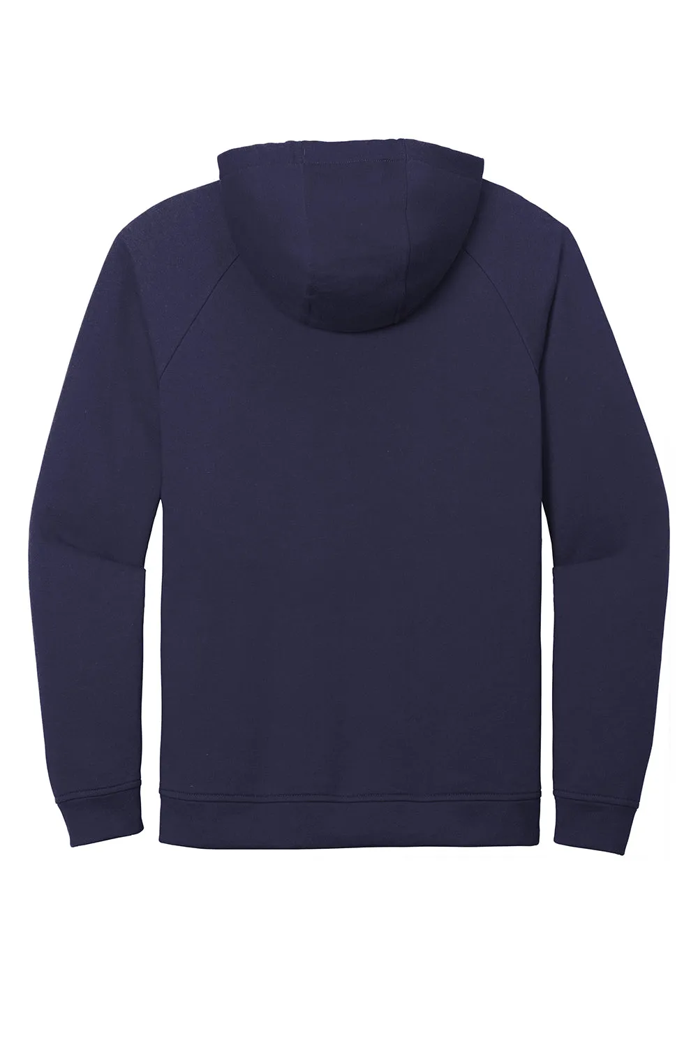 Sport-Tek Mens French Terry Hooded Sweatshirt Hoodie w/ Pouch Pocket - True Navy Blue Clothing Sport-Tek