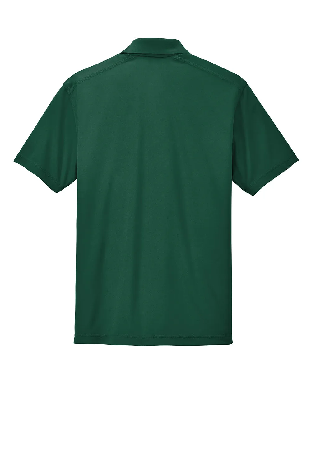 Sport-Tek Mens Micro-Mesh Moisture Wicking Short Sleeve Polo Shirt - Forest Green Clothing Sport-Tek