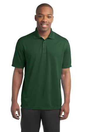 Sport-Tek Mens Micro-Mesh Moisture Wicking Short Sleeve Polo Shirt - Forest Green Clothing Sport-Tek