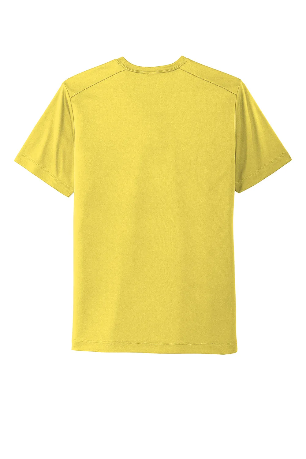 Sport-Tek Mens Moisture Wicking Short Sleeve Crewneck T-Shirt - Yellow Clothing Sport-Tek