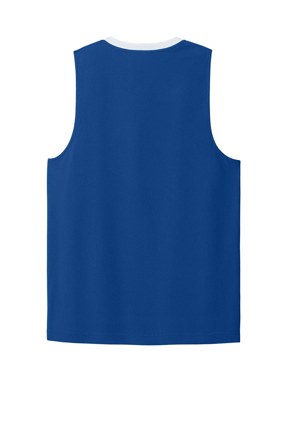 Sport-Tek Mens Rival Basketball Moisture Wicking Reversible Jersey Tank Top - True Royal Blue/White Clothing Sport-Tek