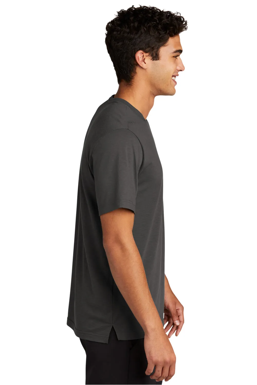 Sport-Tek Mens Strive Moisture Wicking Short Sleeve Crewneck T-Shirt - Graphite Grey Clothing Sport-Tek