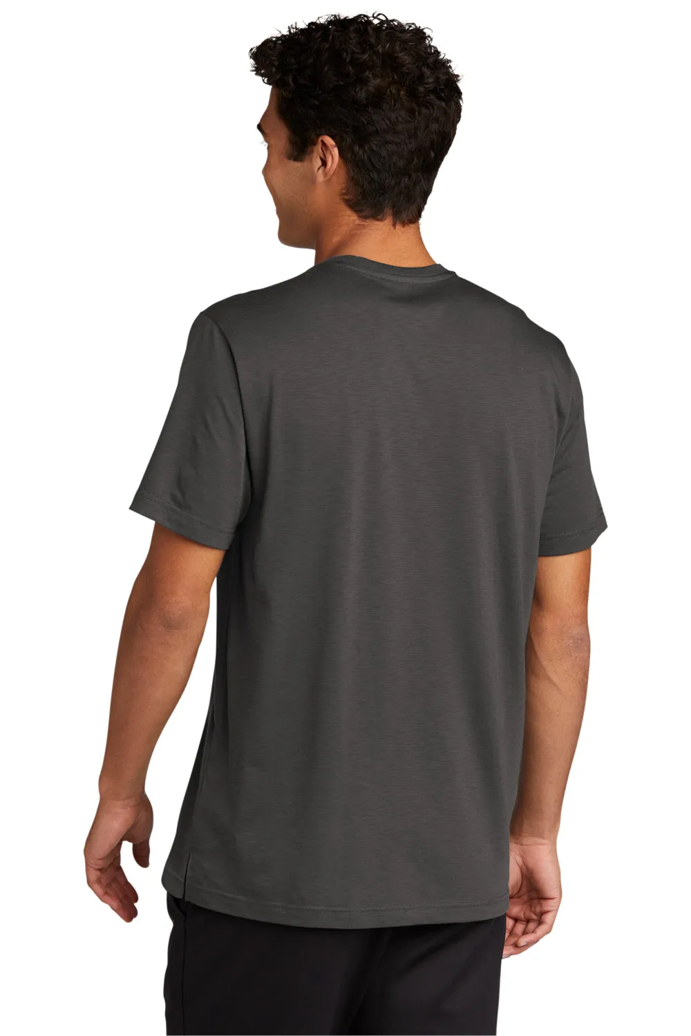 Sport-Tek Mens Strive Moisture Wicking Short Sleeve Crewneck T-Shirt - Graphite Grey Clothing Sport-Tek