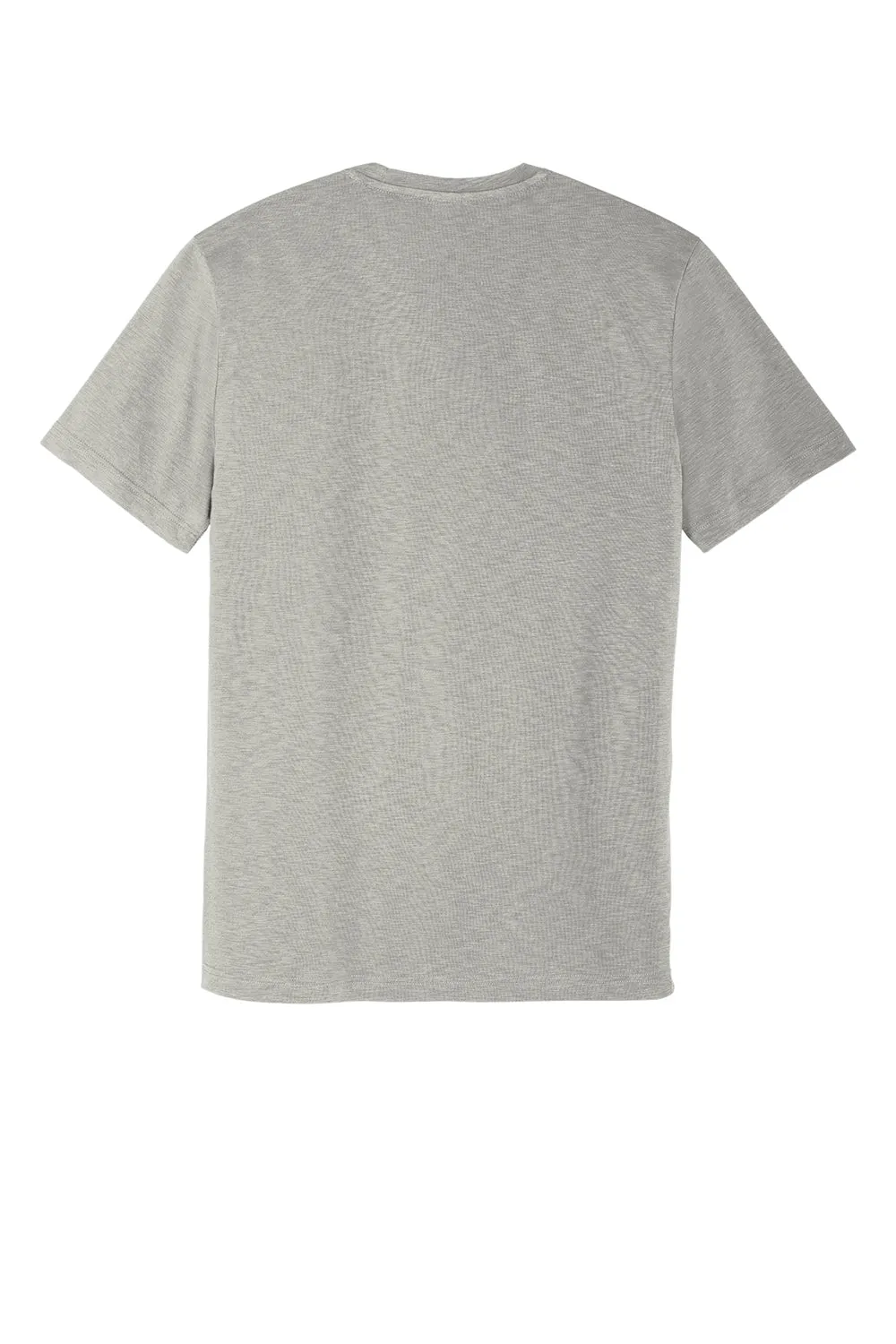 Sport-Tek Mens Strive Moisture Wicking Short Sleeve Crewneck T-Shirt - Silver Grey Clothing Sport-Tek