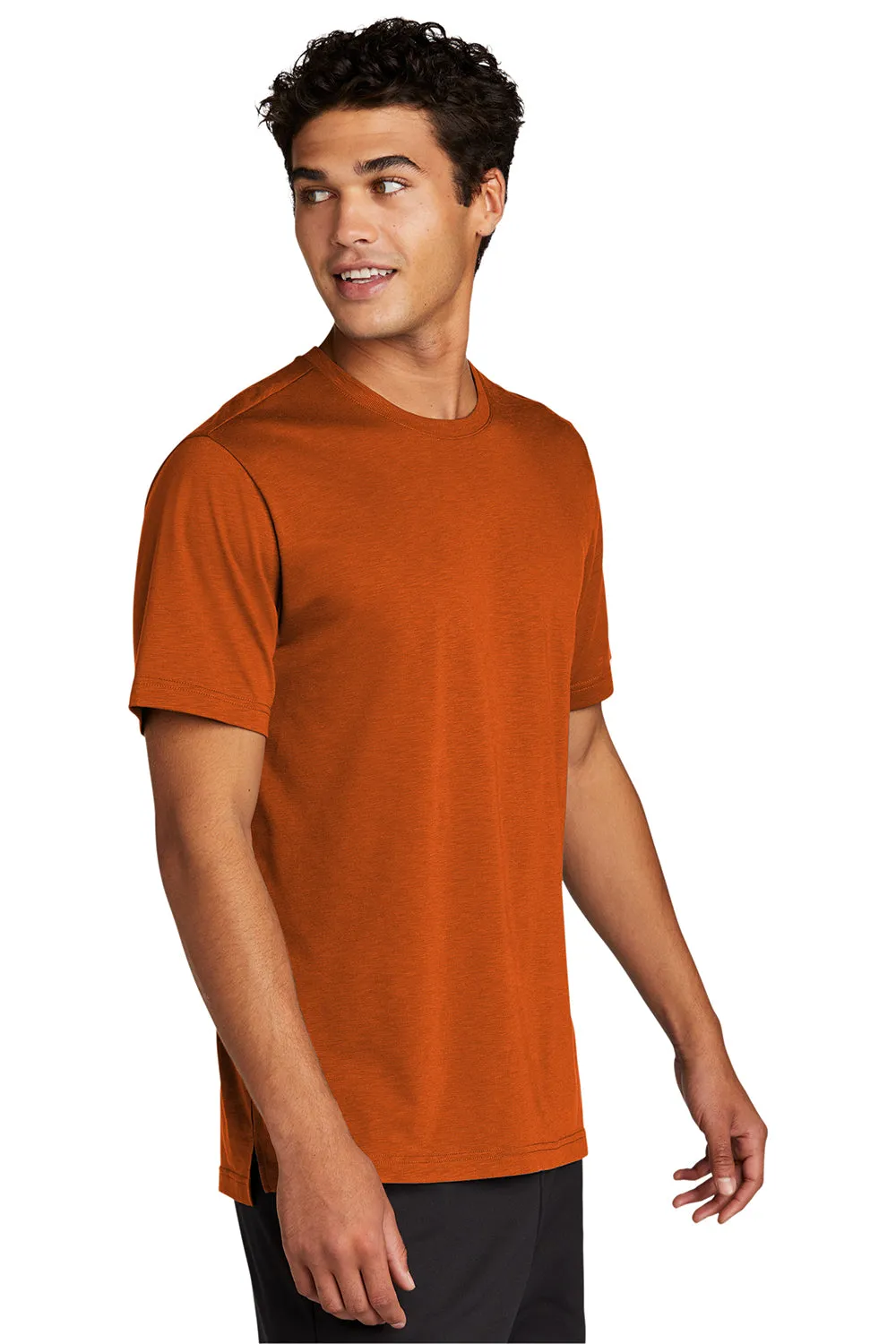 Sport-Tek Mens Strive Moisture Wicking Short Sleeve Crewneck T-Shirt - Texas Orange - Closeout Clothing Sport-Tek