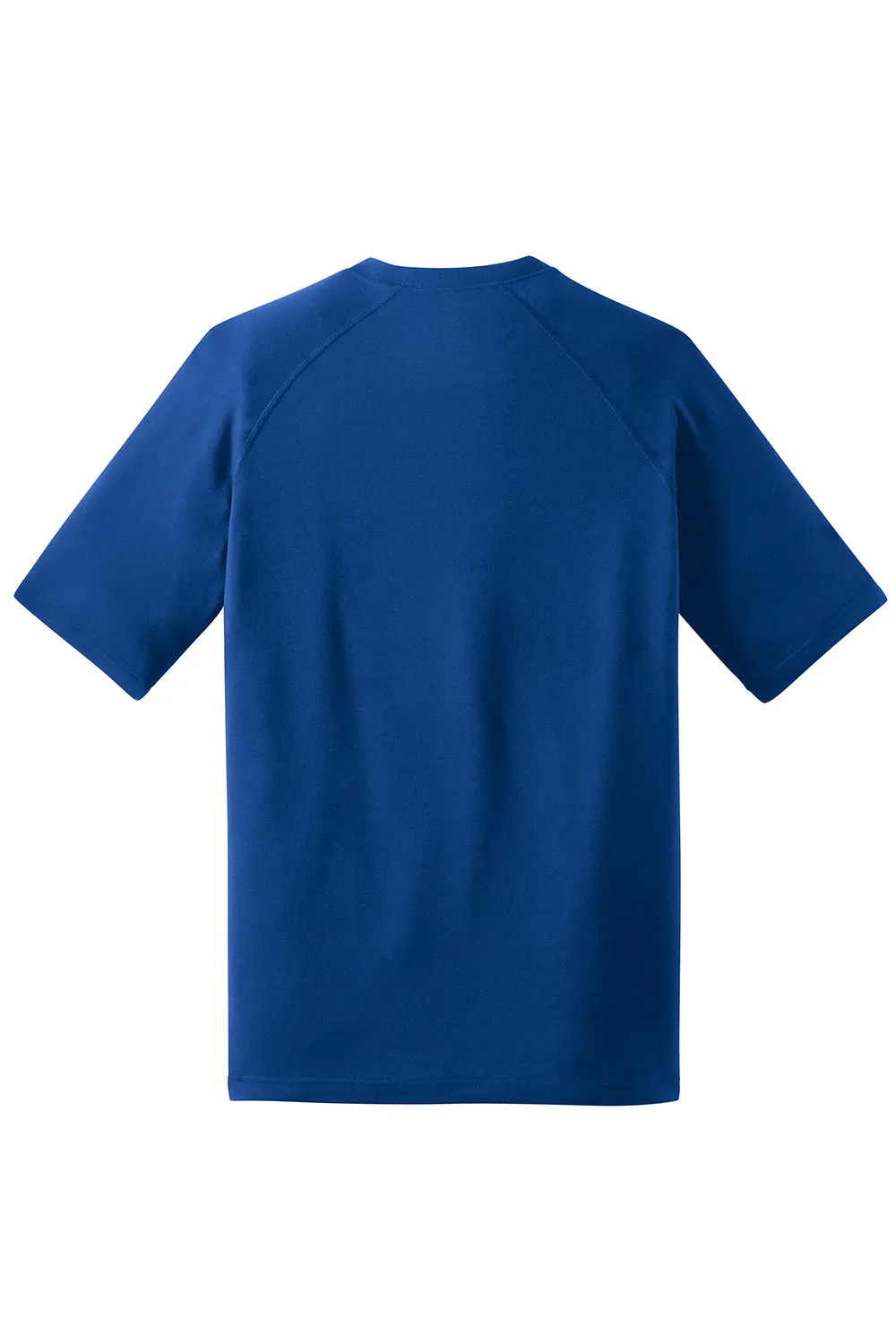 Sport-Tek Mens Ultimate Performance Moisture Wicking Short Sleeve Crewneck T-Shirt - True Royal Blue Clothing Sport-Tek