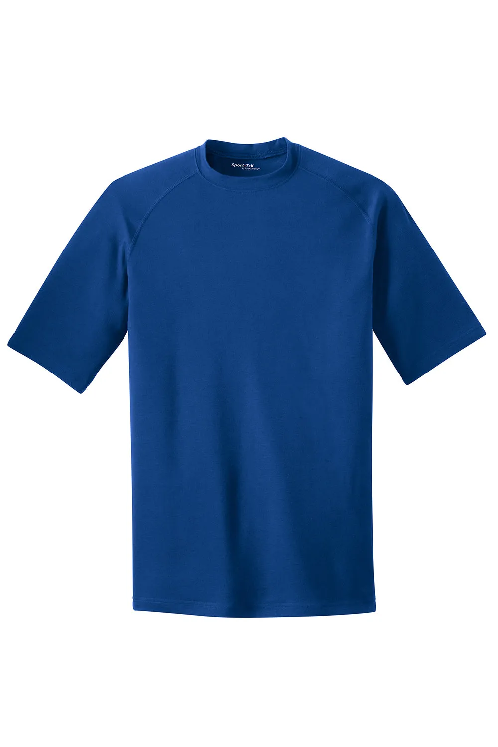 Sport-Tek Mens Ultimate Performance Moisture Wicking Short Sleeve Crewneck T-Shirt - True Royal Blue Clothing Sport-Tek