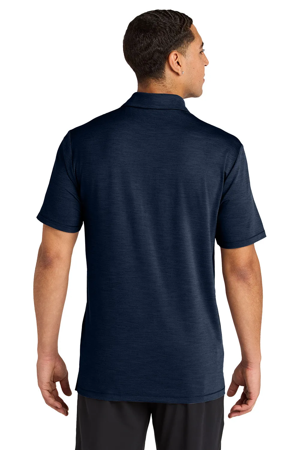 Sport-Tek Mens Versa Moisture Wicking Short Sleeve Polo Shirt - True Navy Blue Clothing Sport-Tek