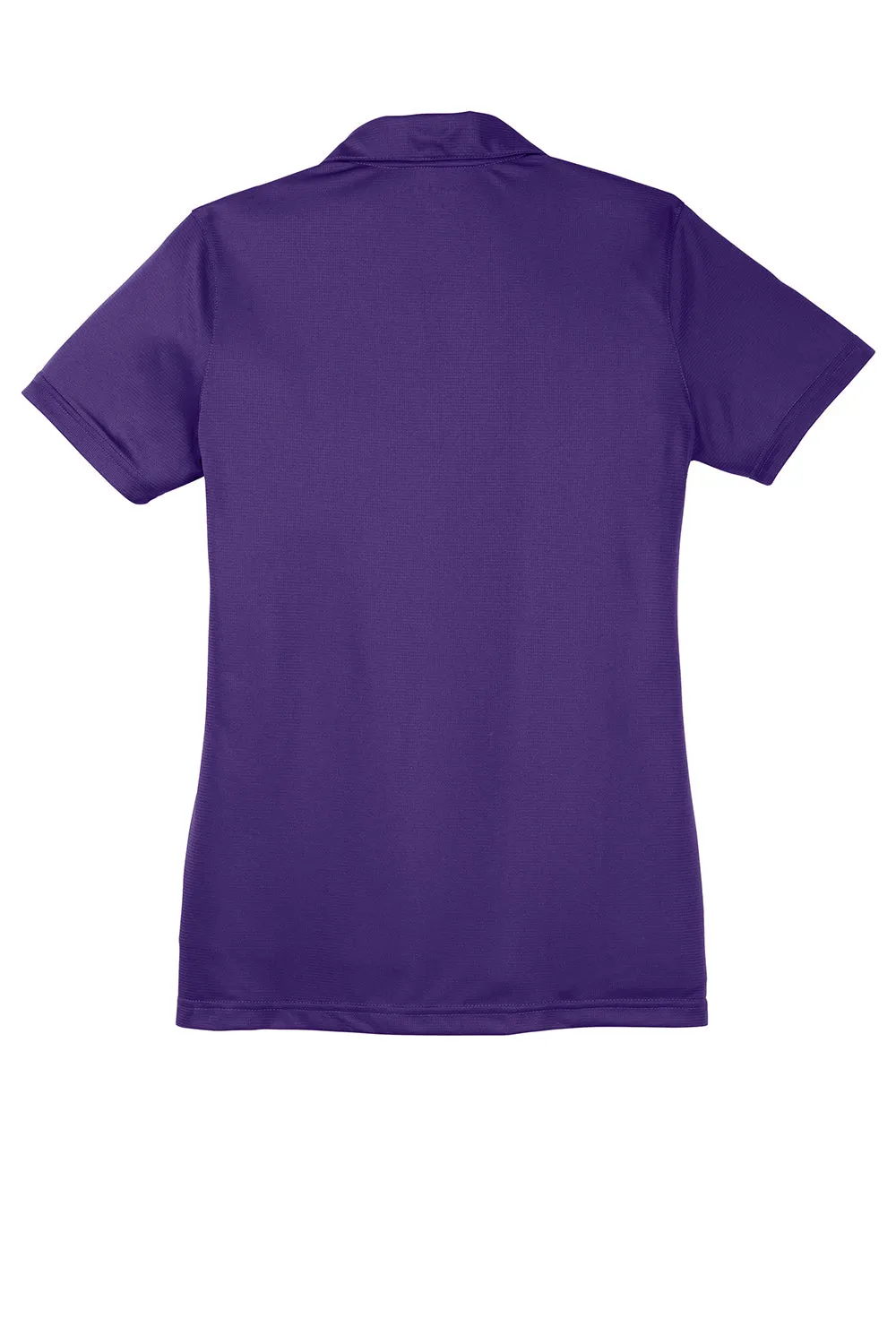 Sport-Tek Womens Active Mesh Moisture Wicking Short Sleeve Polo Shirt - Purple - Closeout Clothing Sport-Tek