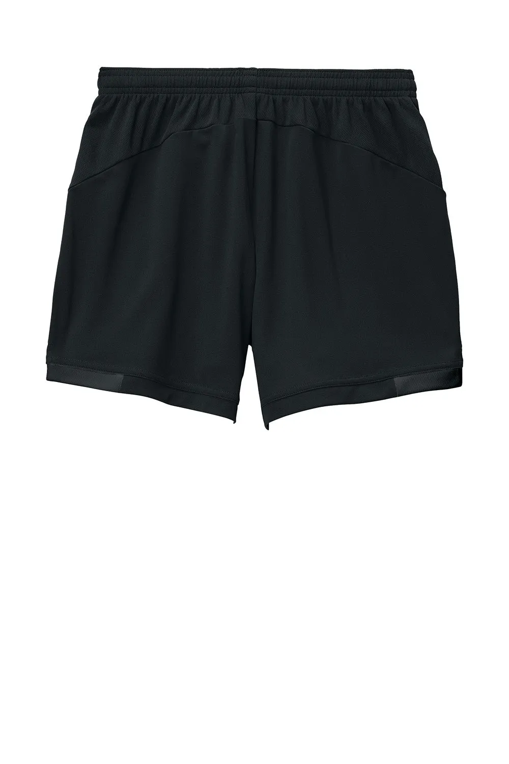 Sport-Tek Womens Club Moisture Wicking Shorts - Black/Black Clothing Sport-Tek