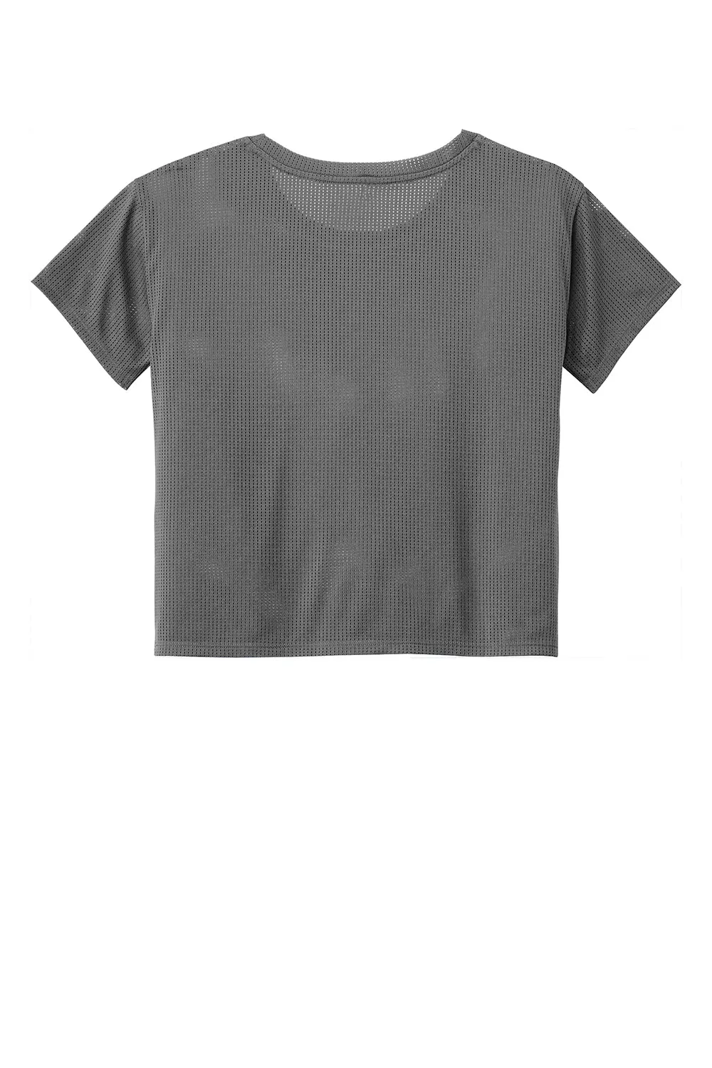 Sport-Tek Womens Draft Crop Short Sleeve Crewneck T-Shirt - Dark Grey Clothing Sport-Tek