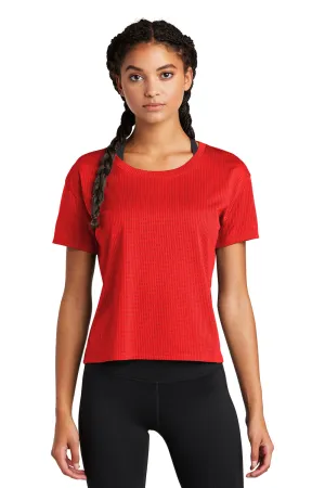 Sport-Tek Womens Draft Crop Short Sleeve Crewneck T-Shirt - True Red Clothing Sport-Tek