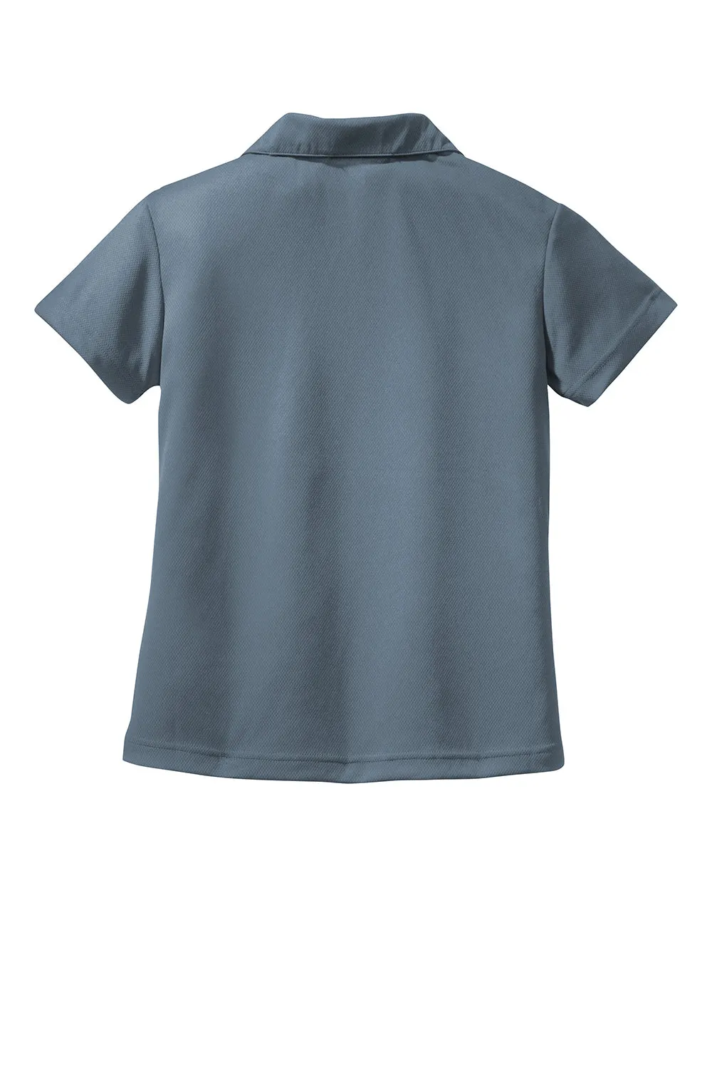 Sport-Tek Womens Dri-Mesh Moisture Wicking Short Sleeve Polo Shirt - Steel Grey Clothing Sport-Tek
