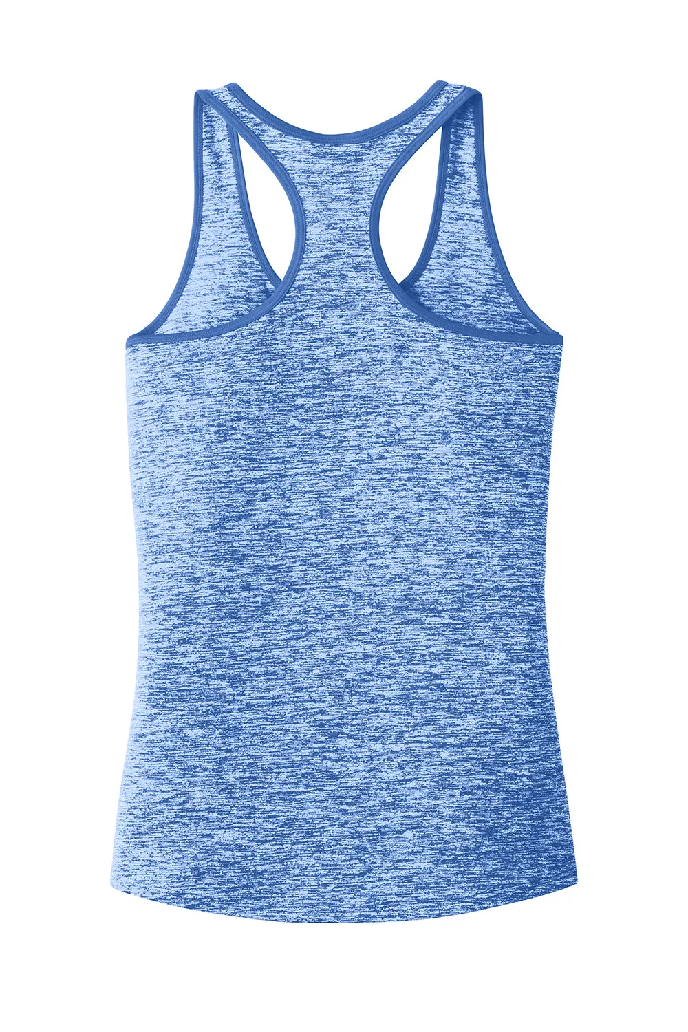 Sport-Tek Womens Electric Heather Moisture Wicking Tank Top - True Royal Blue Electric/True Royal Blue - Closeout Clothing Sport-Tek