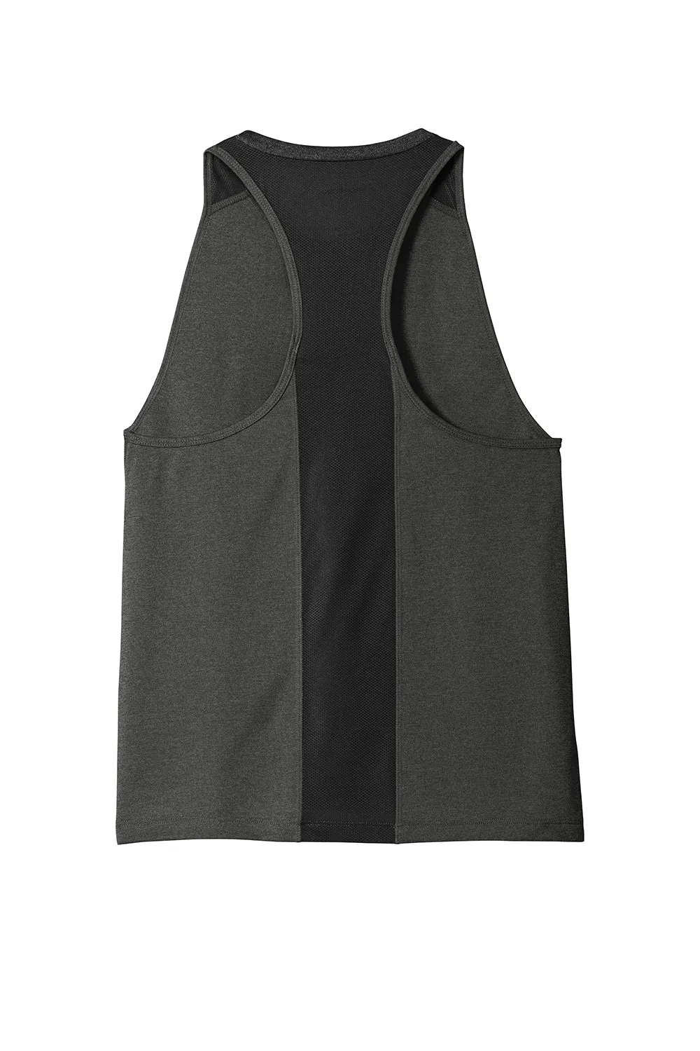 Sport-Tek Womens Endeavor Moisture Wicking Tank Top - Heather Black/Black - Closeout Clothing Sport-Tek