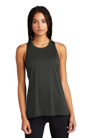 Sport-Tek Womens Endeavor Moisture Wicking Tank Top - Heather Black/Black - Closeout Clothing Sport-Tek