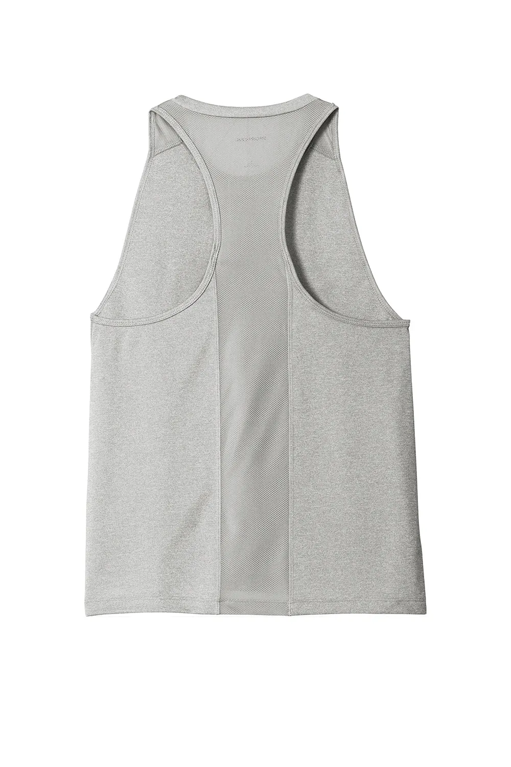 Sport-Tek Womens Endeavor Moisture Wicking Tank Top - Heather Light Grey/Light Grey - Closeout Clothing Sport-Tek