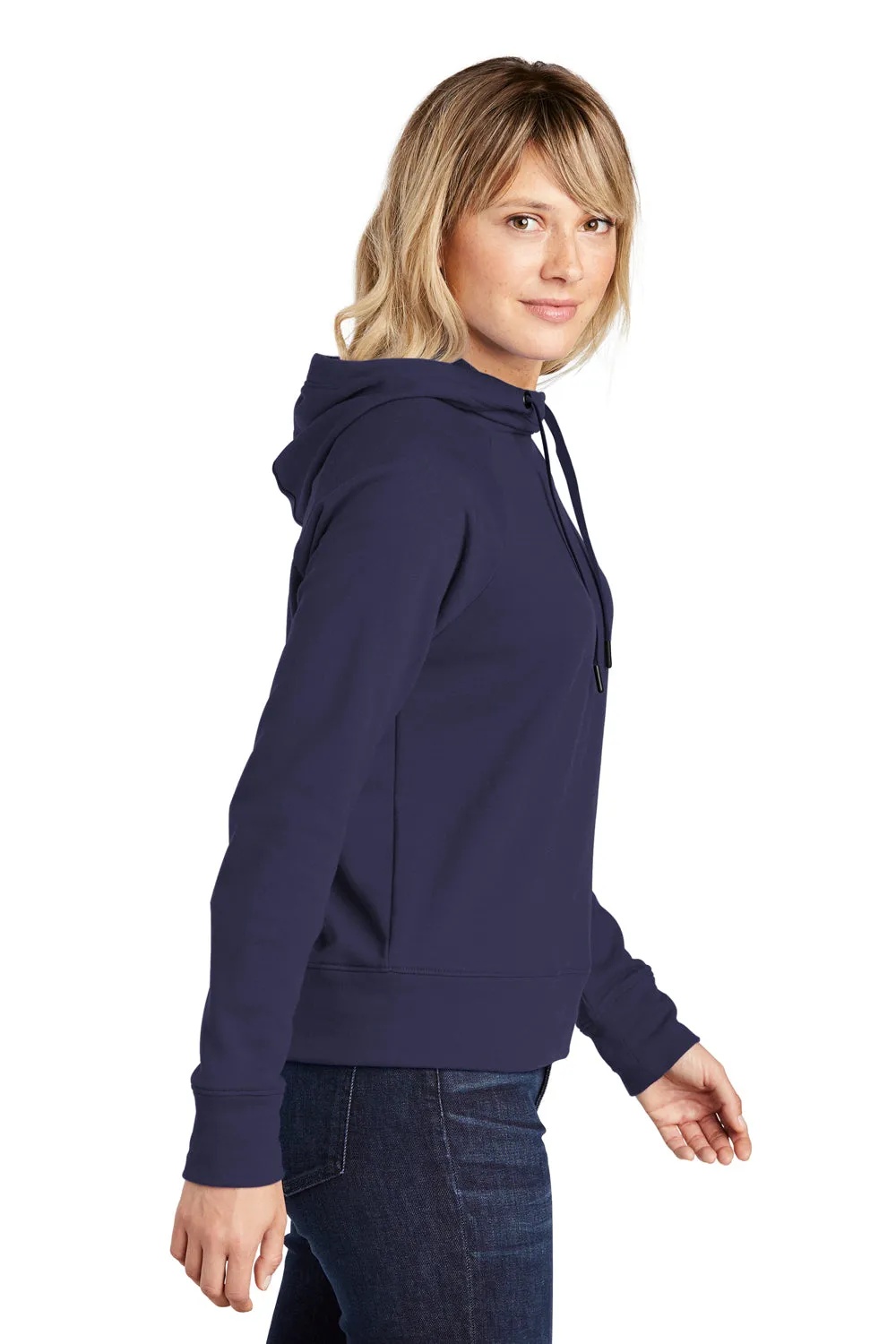 Sport-Tek Womens French Terry Hooded Sweatshirt Hoodie - True Navy Blue - Closeout Clothing Sport-Tek