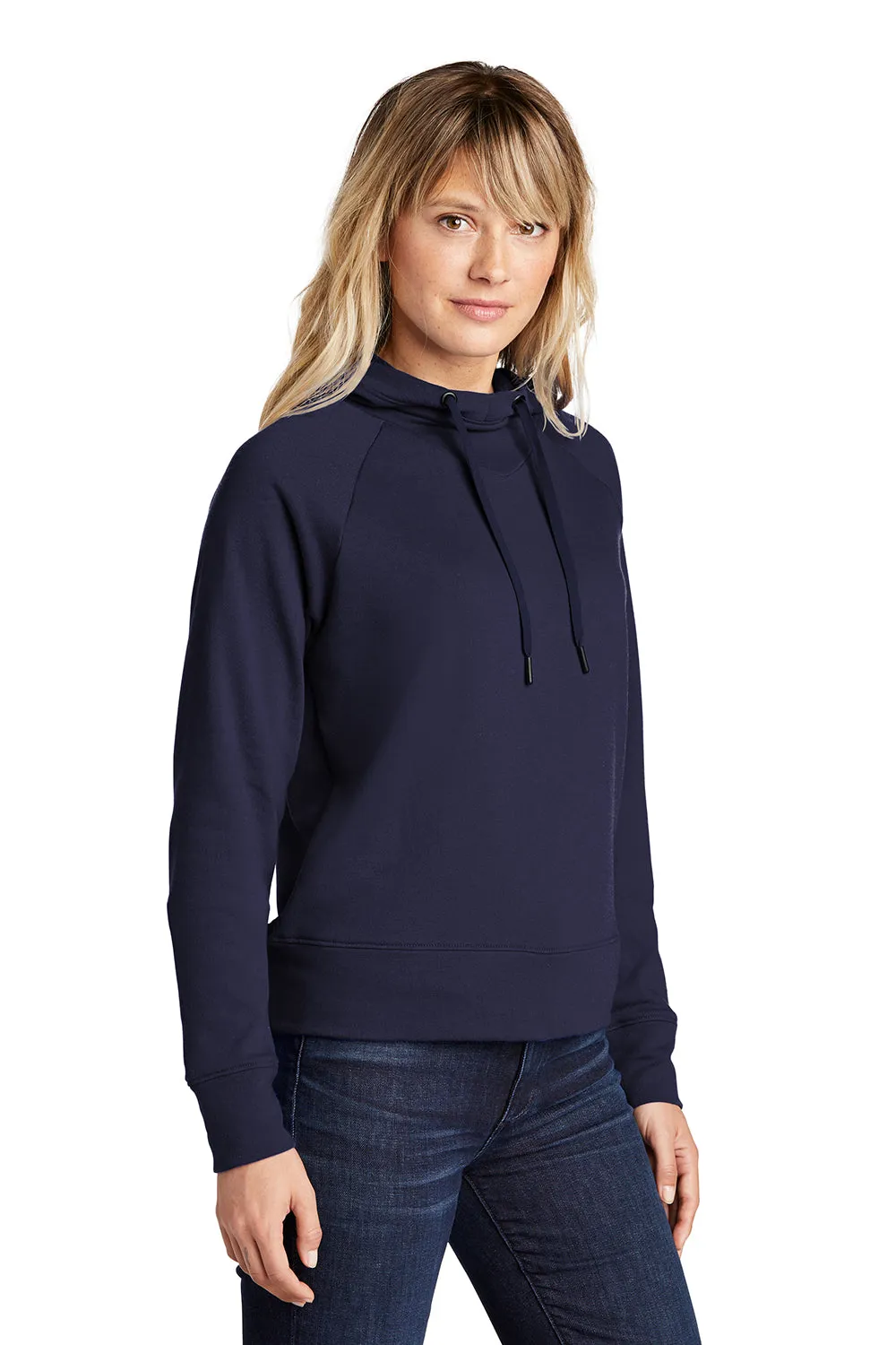 Sport-Tek Womens French Terry Hooded Sweatshirt Hoodie - True Navy Blue - Closeout Clothing Sport-Tek